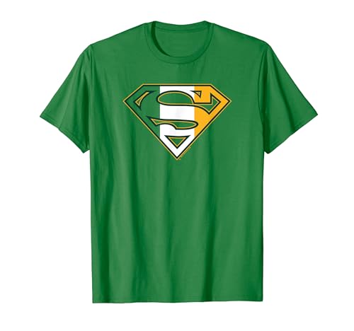 Superman Shield T-Shirt with Irish Twist