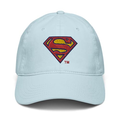 Superman Chest Logo Baseball Hat, Blue, One Size