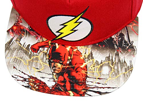 Flash Kids Snapback Cap DC Comics Embroidered Logo
