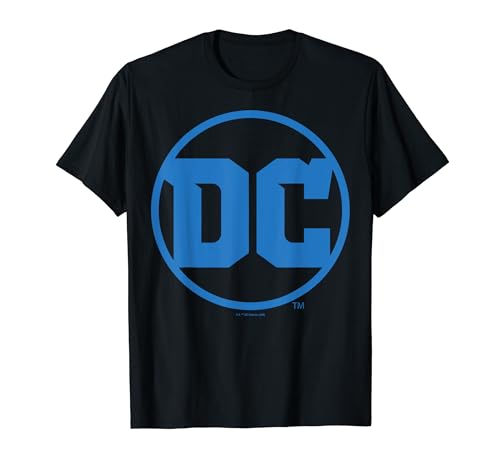 Blue DC Comics Logo Graphic Tee