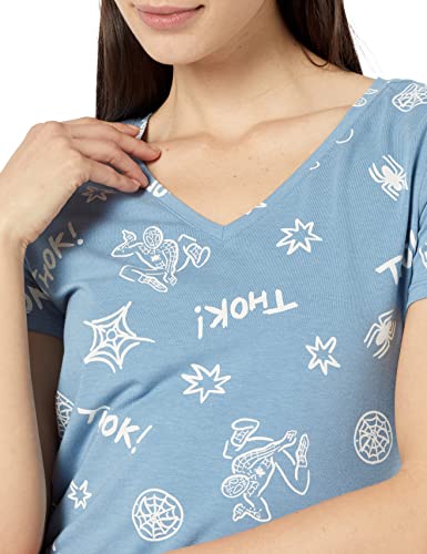 Disney Marvel Star Wars Princess Women's V-Neck T-Shirt, 2-Pack