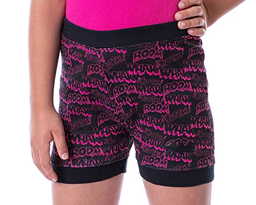 Batgirl Tank Pajama Set for Big Girls in Fuchsia