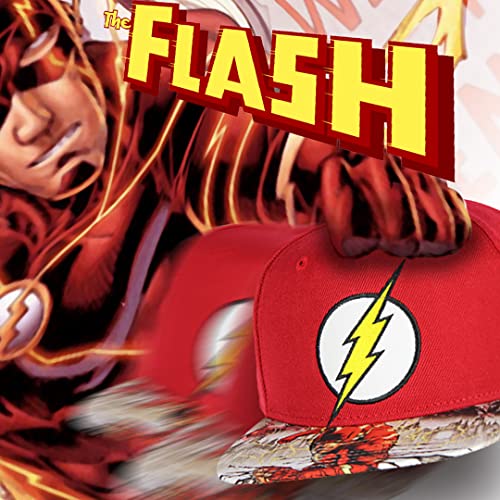 Flash Kids Snapback Cap DC Comics Embroidered Logo