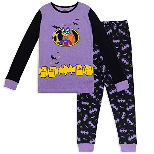 Justice League Batgirl Toddler Pajama Set in Purple