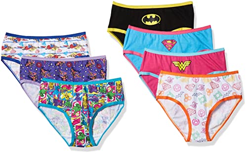 DC Comics Justice League Logo 7-Pk Girls Panties