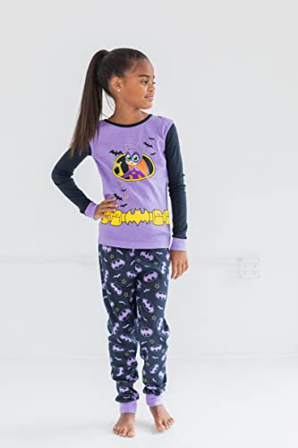 Justice League Batgirl Toddler Pajama Set in Purple