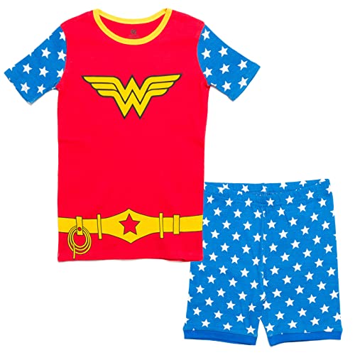 Wonder Woman Pajama Shirt and Shorts Set