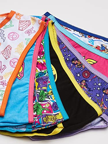 DC Comics Justice League Logo 7-Pk Girls Panties