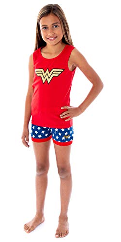 DC Wonder Woman Logo Tank Top Pajama Set
