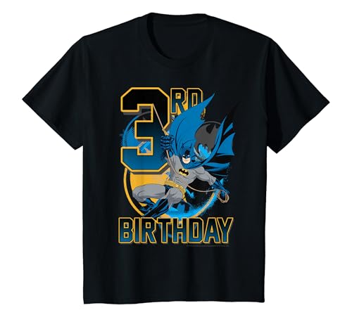Batman 3rd Birthday Action Shot T-Shirt - DC Comics