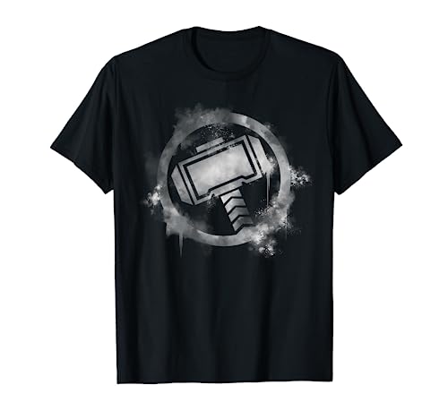 Avengers Endgame Thor Spray Paint Logo Tee