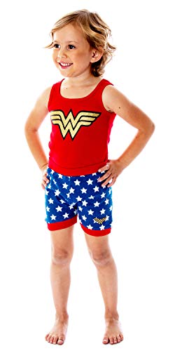 DC Wonder Woman Logo Tank Top Pajama Set