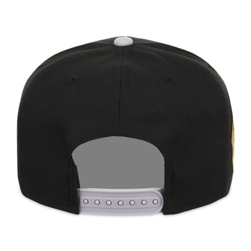 Adjustable Snapback Cap featuring DC Comics Batman in Black/Grey