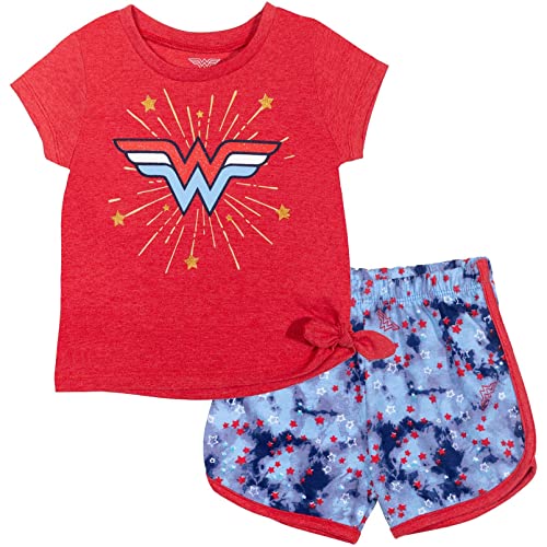 Wonder Woman Toddler Girls T-Shirt and Shorts Set