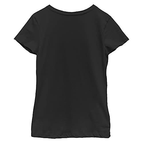 Marvel Girl's Hero Heart T-Shirt in Black, Size Medium