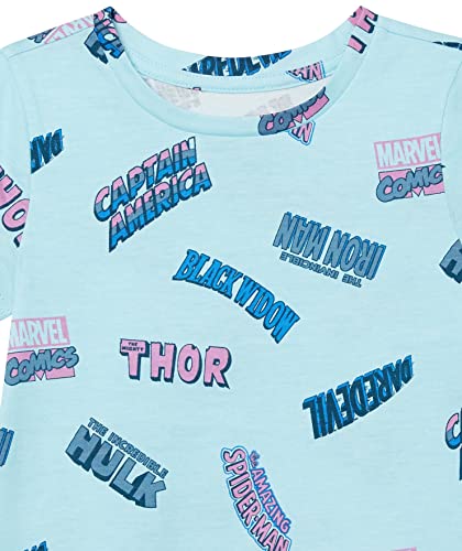 Marvel Heroes Toddler Girls' Short-Sleeve Tunic T-Shirts, 3-pack