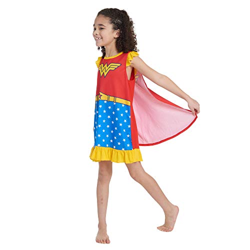 Wonder Woman Little Girls Gown and Cape