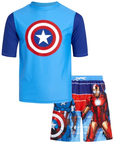 Avengers Assemble Swimwear Set - Spider-Man & Captain America