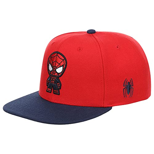 Spiderman Youth Snapback Cap Red/Navy Color Marvel Comics
