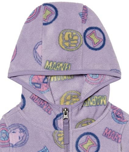 Disney Marvel Star Wars Princess Girls' Full-Zip Hoodie