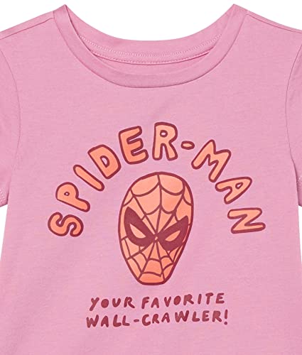 Marvel Heroes Toddler Girls' Short-Sleeve Tunic T-Shirts, 3-pack