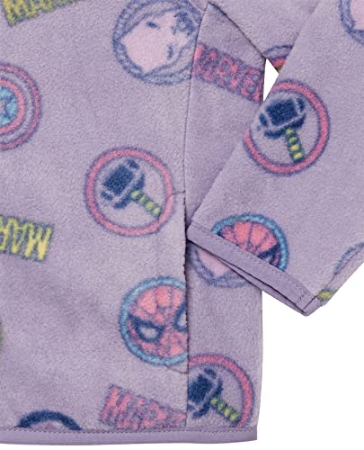 Disney Marvel Star Wars Princess Girls' Full-Zip Hoodie