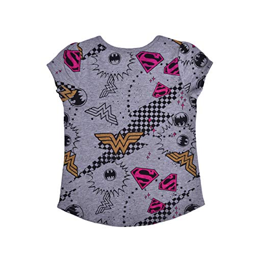 DC Justice League Toddler Girls' T-Shirt 4-Pack