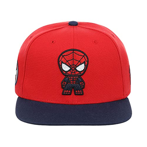 Spiderman Youth Snapback Cap Red/Navy Color Marvel Comics