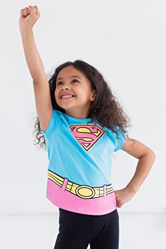 DC Justice League Toddler Girls 4 Pack T-Shirts
