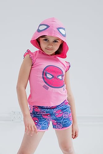 Spider-Man Toddler Girls Cosplay Tank Top and Shorts