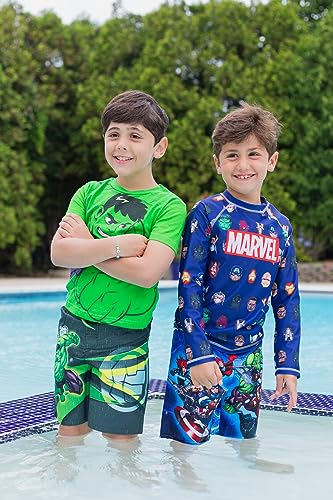 Marvel Avengers Spider-Man Hulk Iron Man Toddler Boys 4 Pack T-Shirts