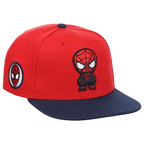 Spiderman Youth Snapback Cap Red/Navy Color Marvel Comics