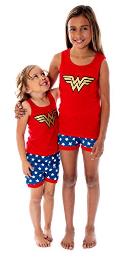 DC Wonder Woman Logo Tank Top Pajama Set