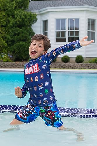 Avengers Black Widow Captain America Falcon Boys Rash Guard