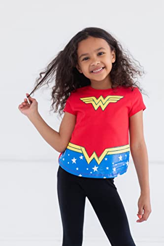 DC Justice League Toddler Girls 4 Pack T-Shirts