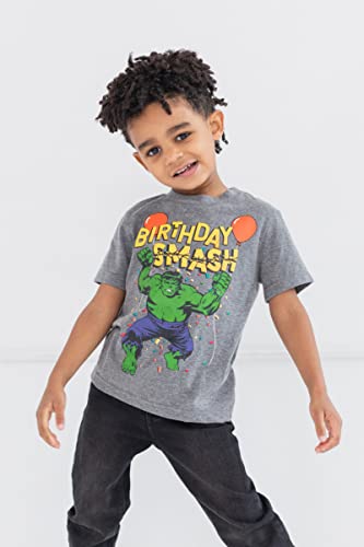 Avengers Hulk Birthday Toddler Boys T-Shirt - Size 4T