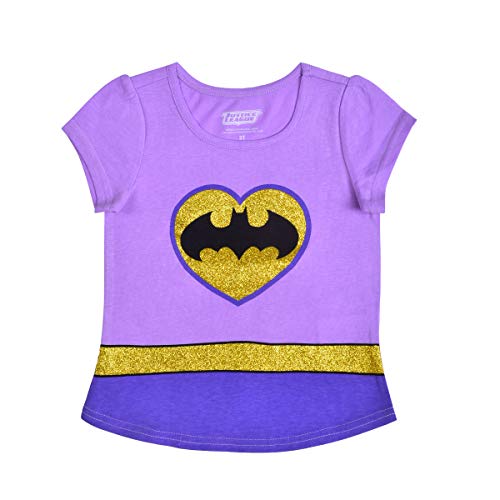 DC Justice League Toddler Girls' T-Shirt 4-Pack