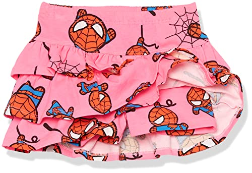 Toddler Girls' Superhero Knit Ruffle Skirts Pack, 4T