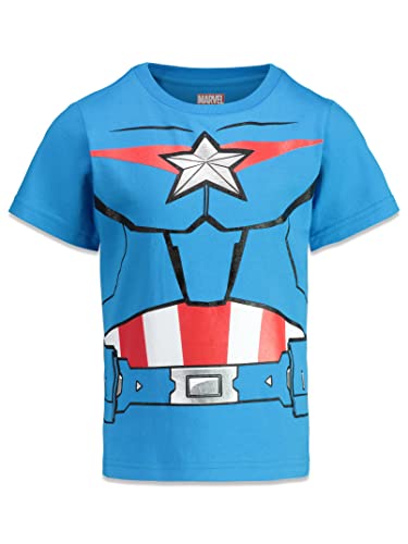 Marvel Avengers Toddler Boys 4 Pack Athletic T-Shirts