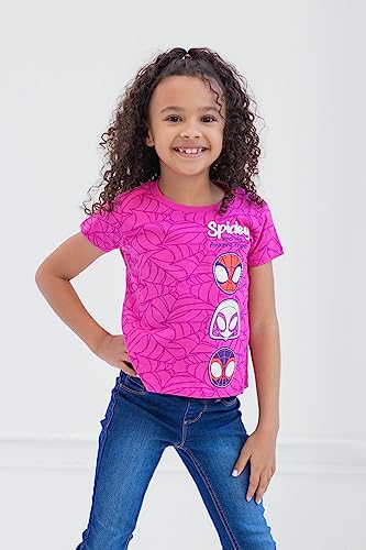 Ghost-Spider Toddler Girls 3 Pack T-Shirts 4T