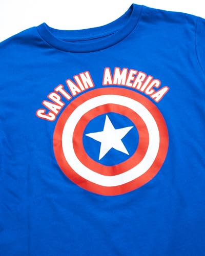 5 Pack Marvel Avengers Boys' Superhero T-Shirts Size 8