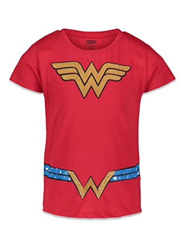 DC Justice League Toddler Girls 4 Pack T-Shirts