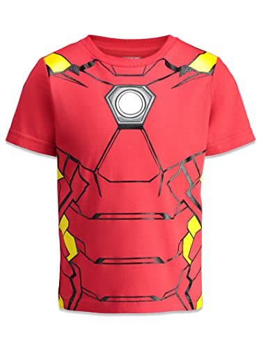 Marvel Avengers Toddler Boys 4 Pack Athletic T-Shirts