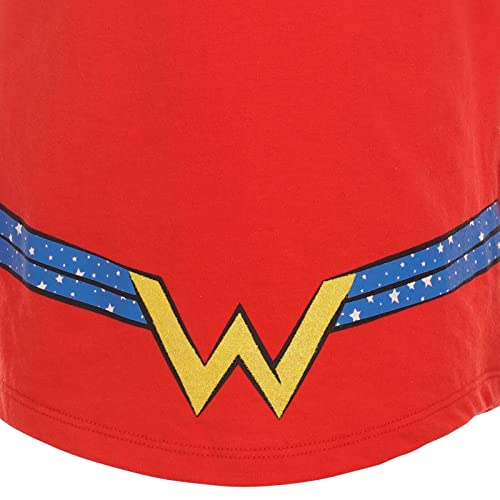Wonder Woman 3-Pack T-Shirts for Girls 7-8