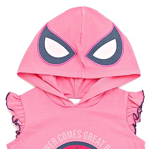Spider-Man Toddler Girls Cosplay Tank Top and Shorts