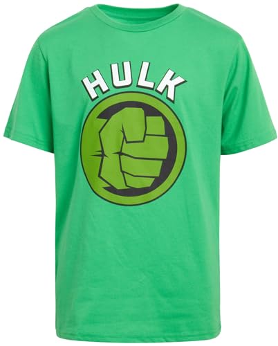 5 Pack Marvel Avengers Boys' Superhero T-Shirts Size 8