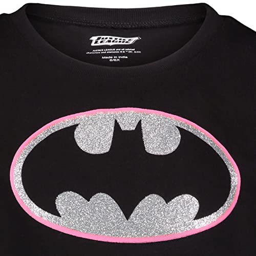 DC Justice League Toddler Girls 4 Pack T-Shirts