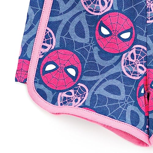 Spider-Man Toddler Girls Cosplay Tank Top and Shorts