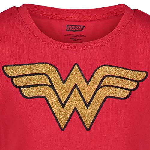 DC Justice League Toddler Girls 4 Pack T-Shirts