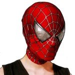 Marvel Toby Spiderman Mask with Faceshell & Detachable Lenses 1:1 3D Spider-Man mascara Handmade Cosplay Costume Superhero Masks